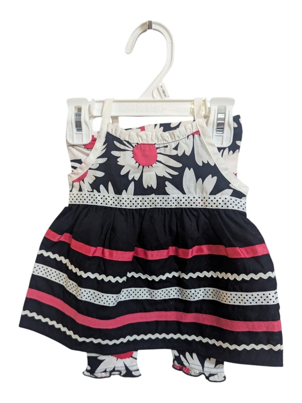 Koala Kids Baby Girl 6-9 Month 2pc To Floral Pink Sleeveless
